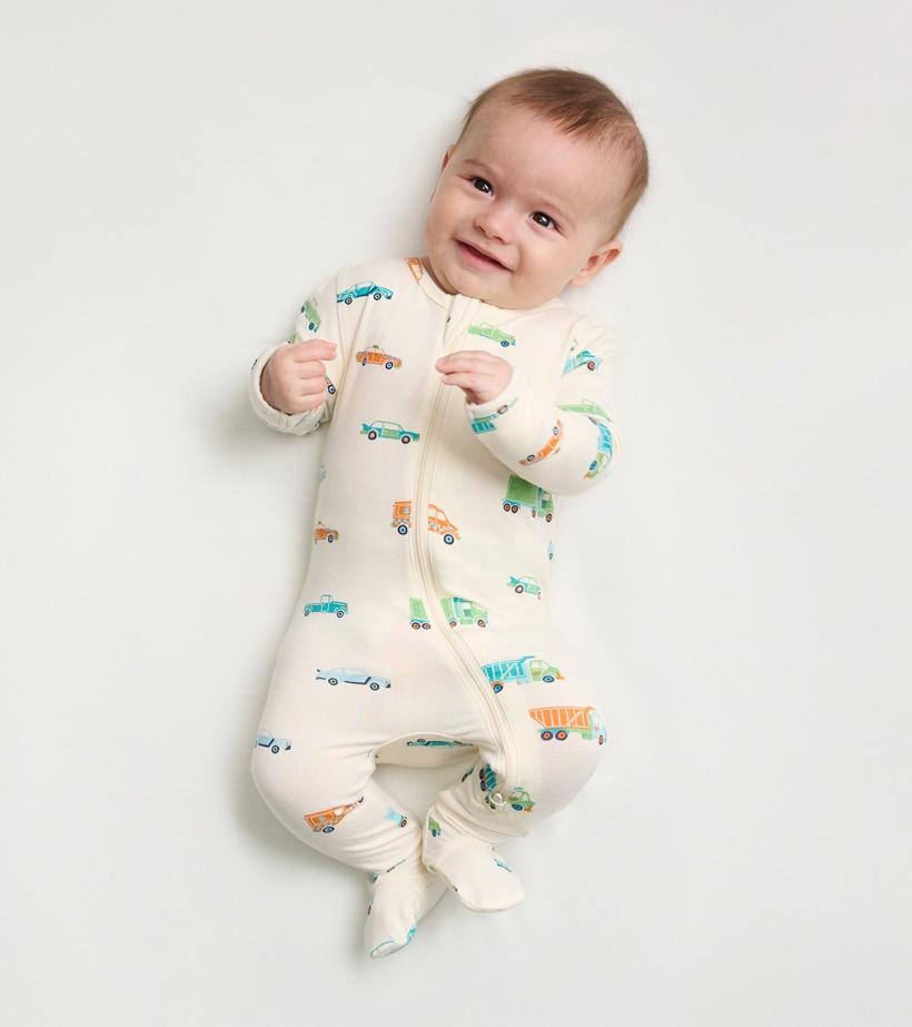 Baby &amp; Toddler Baby Boys Dinky Cars Footed Sleeper | Hatley Sleepwear