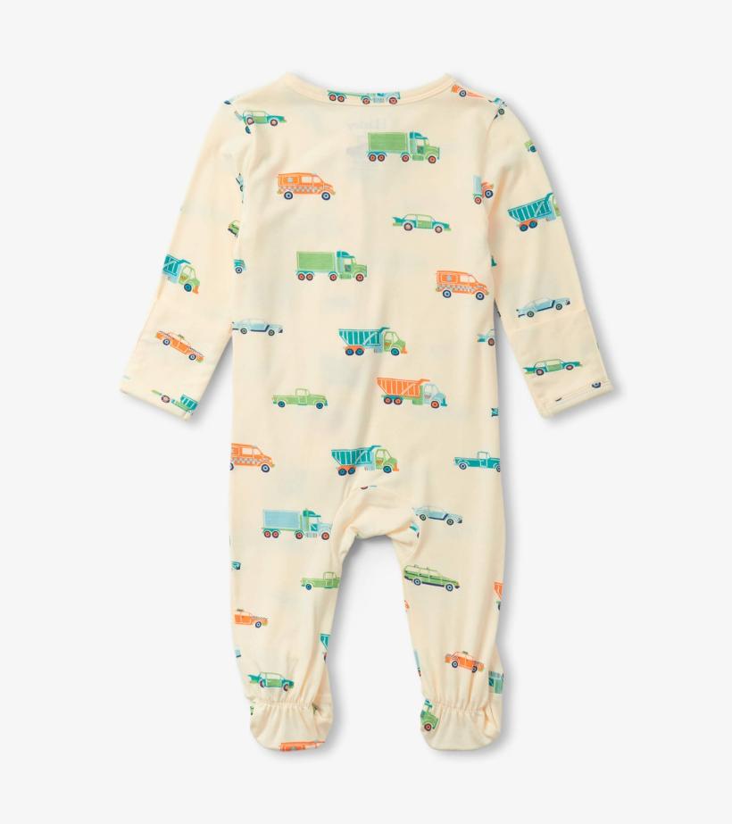 Baby &amp; Toddler Baby Boys Dinky Cars Footed Sleeper | Hatley Sleepwear
