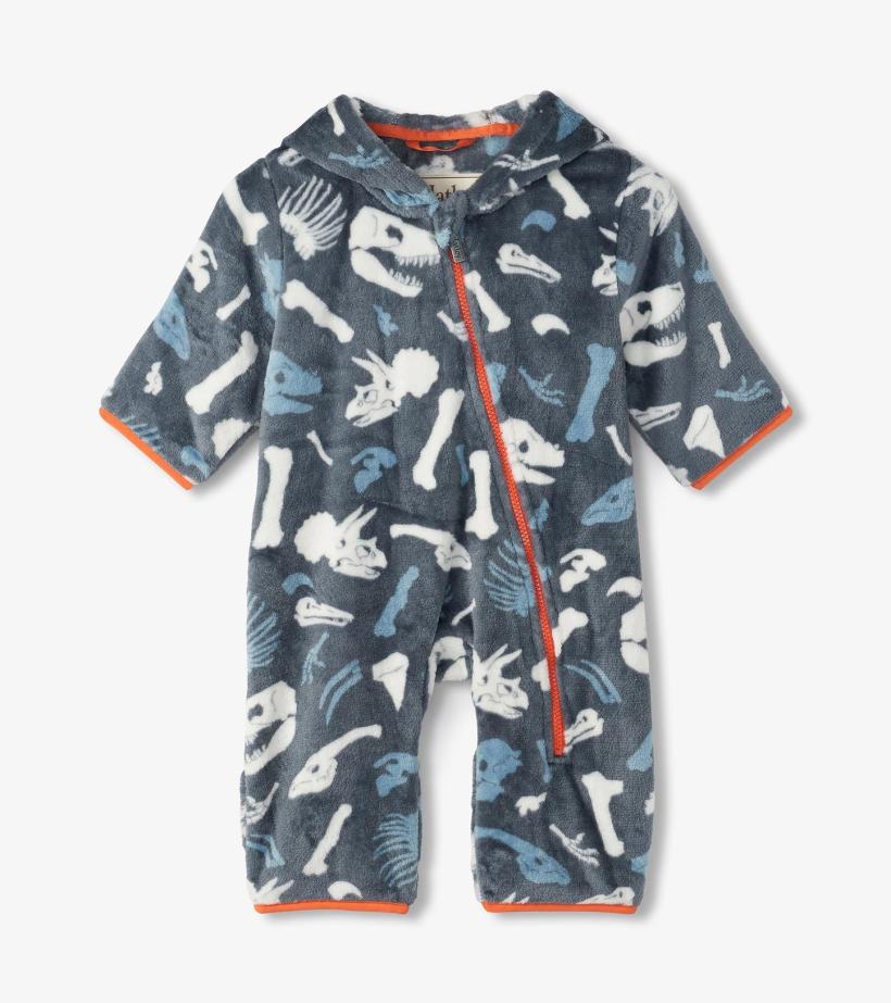 Baby &amp; Toddler Baby Boys Dino Fossils Fleece Suit | Hatley Sweaters