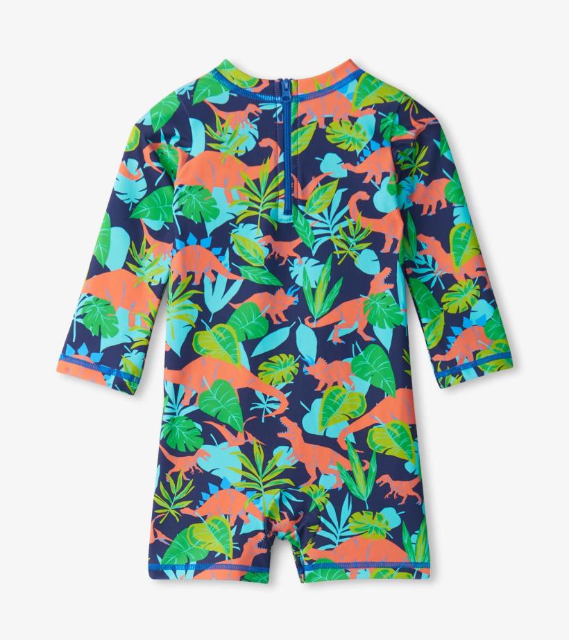 Baby &amp; Toddler Baby Boys Dino Jungle One-Piece Rashguard | Hatley Swimwear