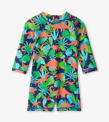 Baby &amp; Toddler Baby Boys Dino Jungle One-Piece Rashguard | Hatley Swimwear