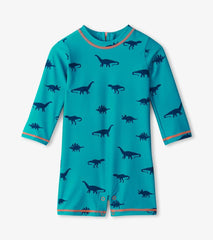 Baby &amp; Toddler Baby Boys Dino Silhouette One-Piece Rashguard | Hatley Swimwear