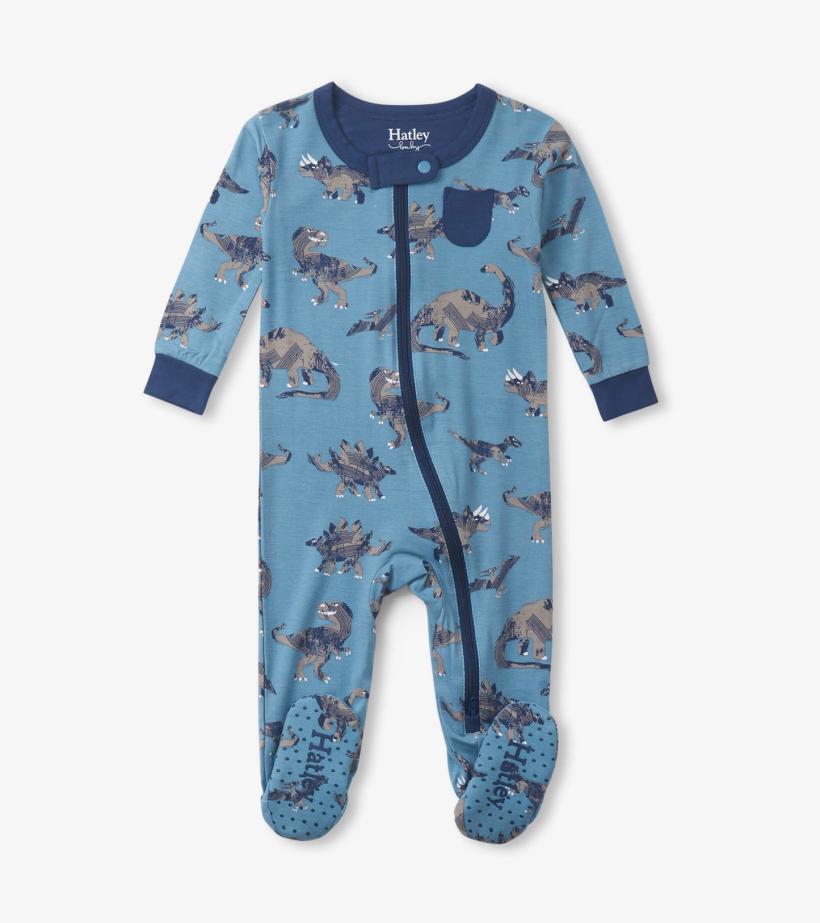 Baby &amp; Toddler Baby Boys Dinosaur Footed Sleeper | Hatley Sleepwear