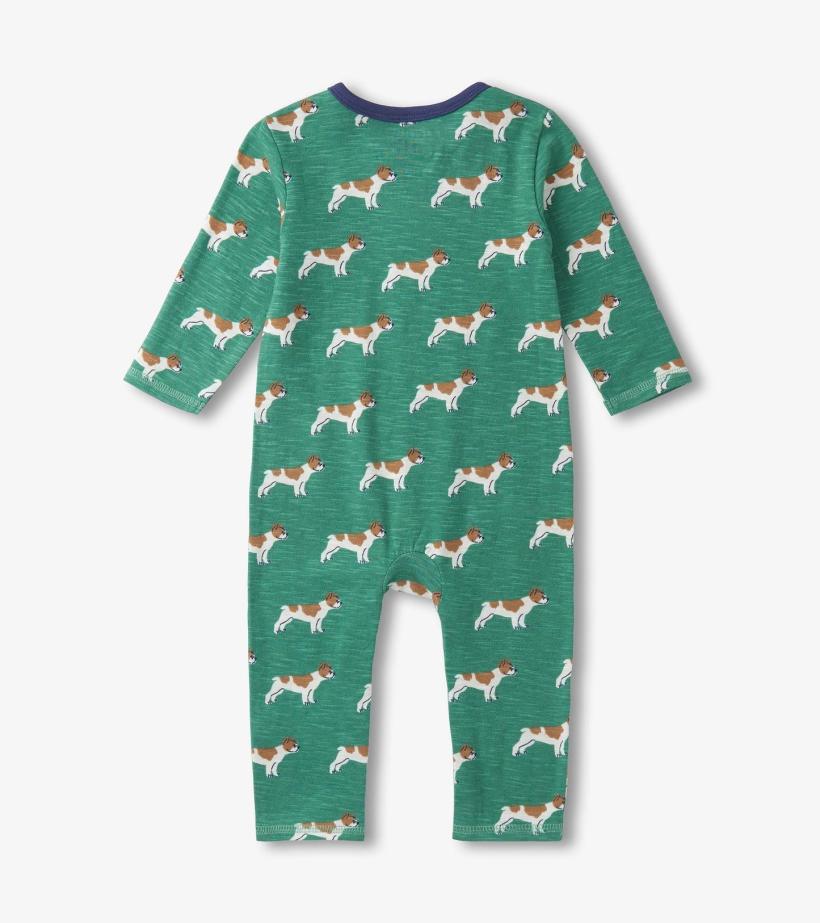 Baby &amp; Toddler Baby Boys French Bulldogs Long Sleeve Romper | Hatley Rompers