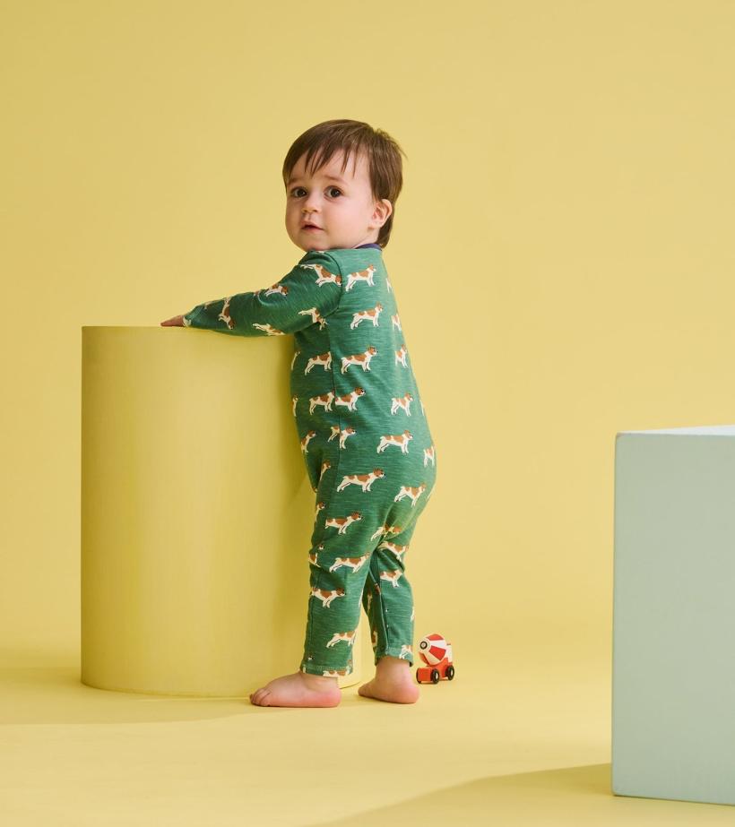 Baby &amp; Toddler Baby Boys French Bulldogs Long Sleeve Romper | Hatley Rompers