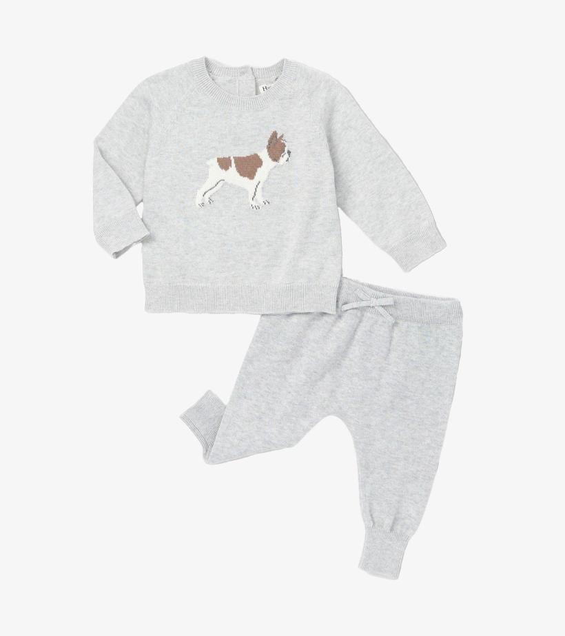 Baby &amp; Toddler Baby Boys Little Bulldog Pullover Sweater &amp; Pants | Hatley Sweaters