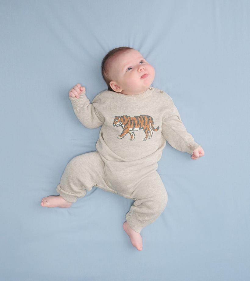 Baby &amp; Toddler Baby Boys Little Tiger Sweater Romper | Hatley Sweaters