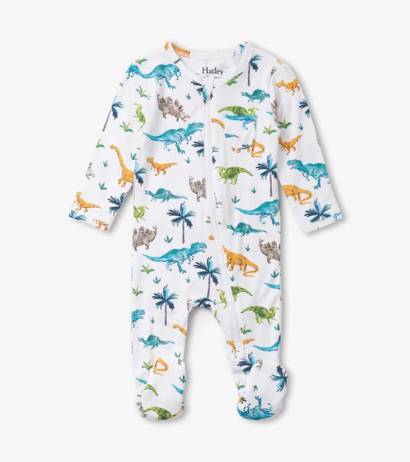 Baby &amp; Toddler Baby Boys Prehistoric Dino Footed Sleeper | Hatley Sleepwear
