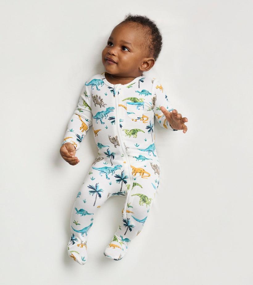 Baby &amp; Toddler Baby Boys Prehistoric Dino Footed Sleeper | Hatley Sleepwear