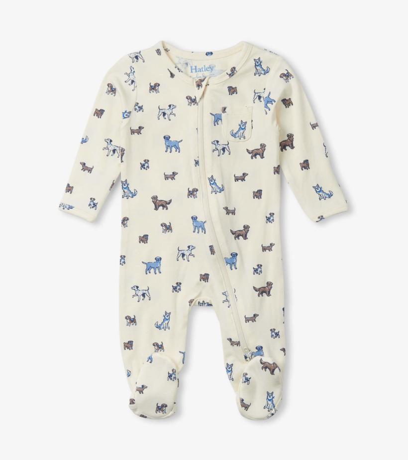 Baby &amp; Toddler Baby Boys Puppies Puppies Footed Sleeper | Hatley Sleepwear