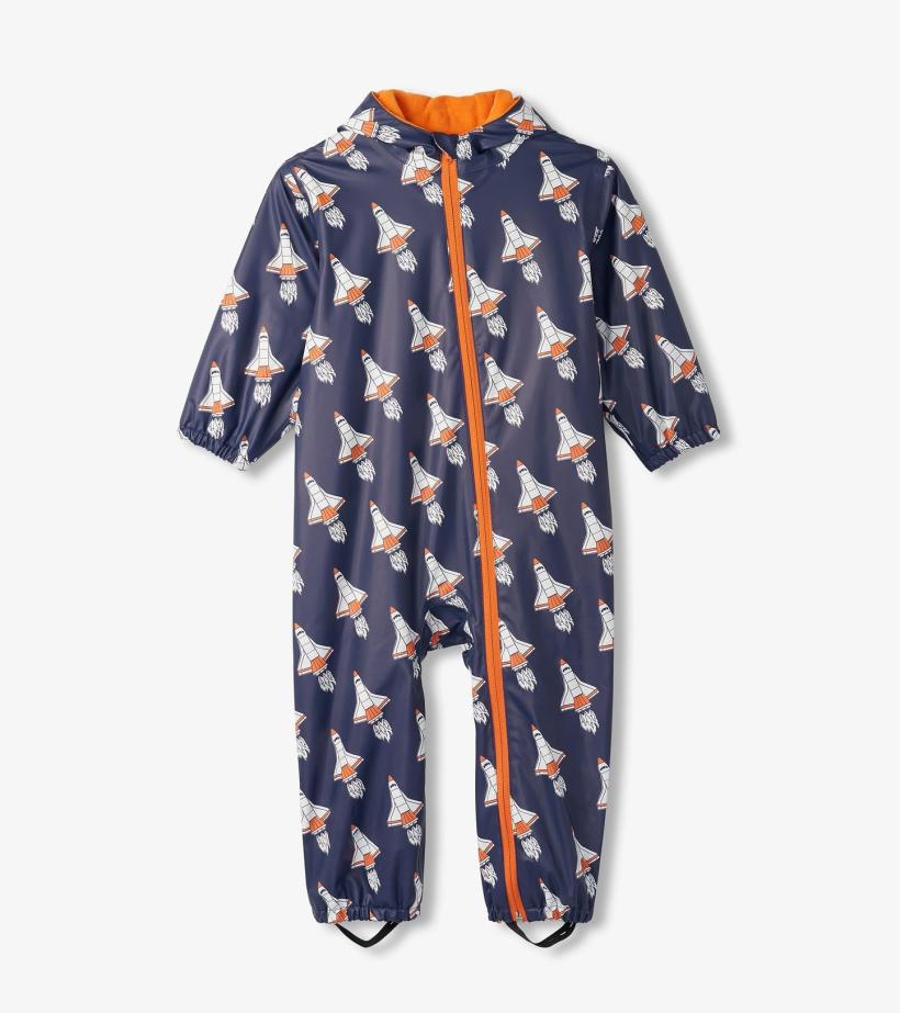 Baby &amp; Toddler Baby Boys Space Shuttles Rain Suit | Hatley Rainwear