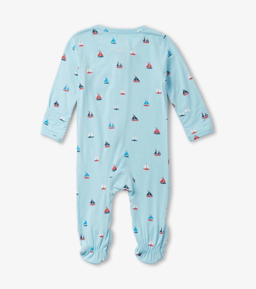 Baby &amp; Toddler Baby Boys Tiny Sailboats Footed Sleeper | Hatley Sleepwear