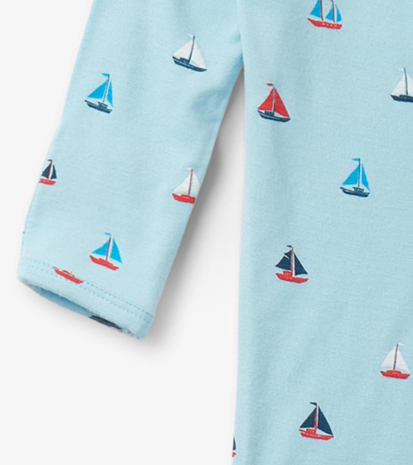 Baby &amp; Toddler Baby Boys Tiny Sailboats Footed Sleeper | Hatley Sleepwear