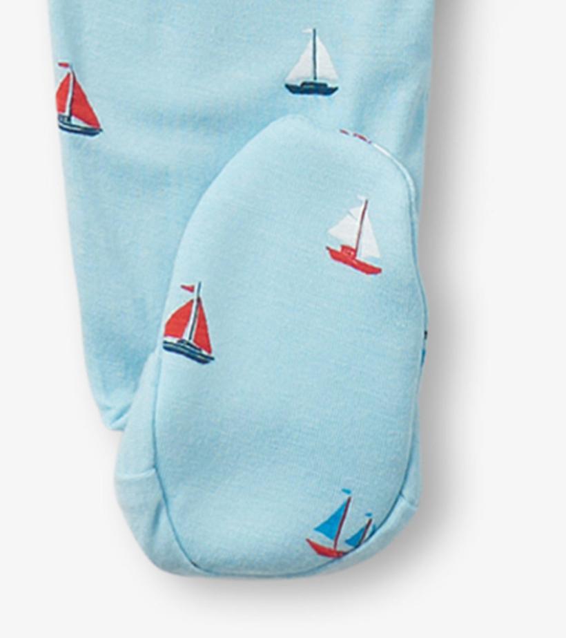 Baby &amp; Toddler Baby Boys Tiny Sailboats Footed Sleeper | Hatley Sleepwear