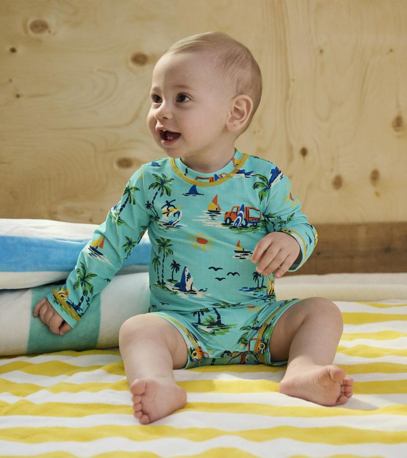 Baby &amp; Toddler Baby Boys Vintage Holiday One-Piece Rashguard | Hatley Swimwear