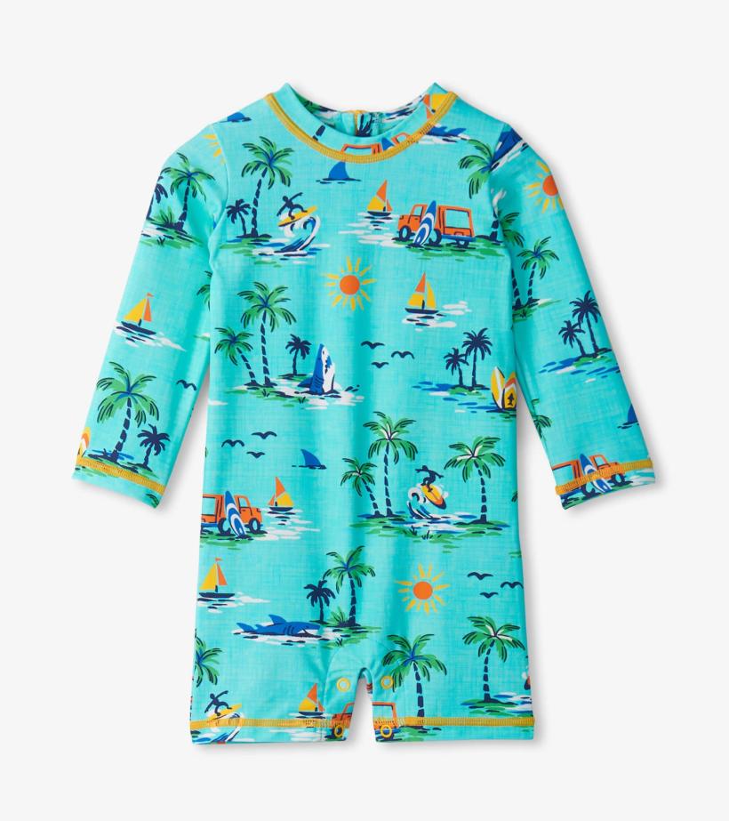 Baby &amp; Toddler Baby Boys Vintage Holiday One-Piece Rashguard | Hatley Swimwear