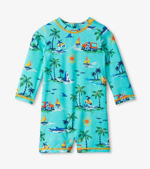 Baby &amp; Toddler Baby Boys Vintage Holiday One-Piece Rashguard | Hatley Swimwear
