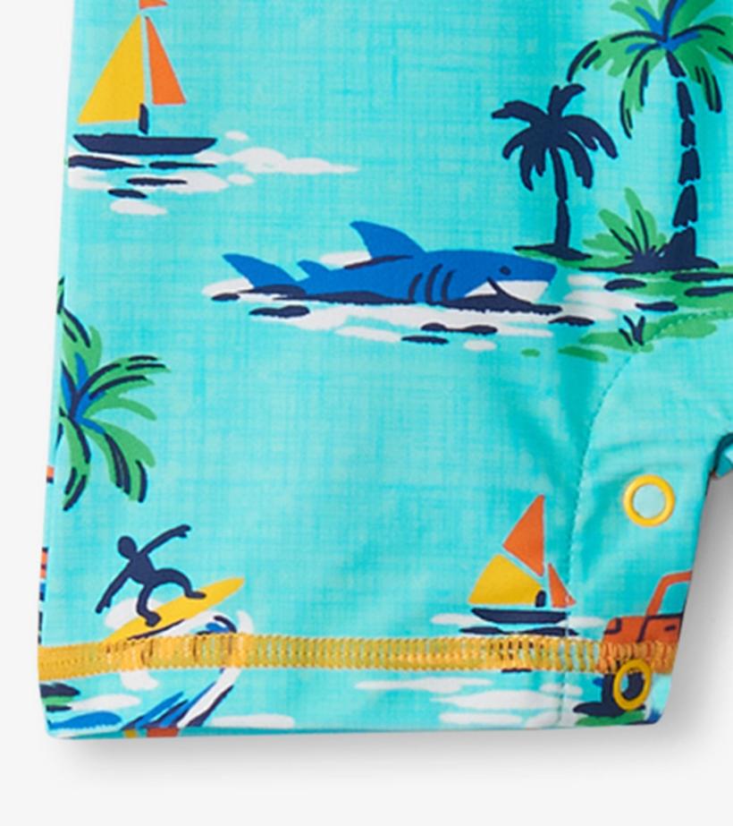 Baby &amp; Toddler Baby Boys Vintage Holiday One-Piece Rashguard | Hatley Swimwear