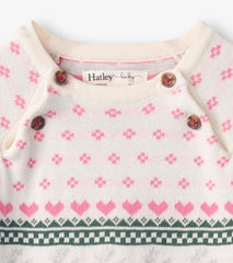 Baby &amp; Toddler Baby Deer Fairisle Sweater Onesie | Hatley Sweaters
