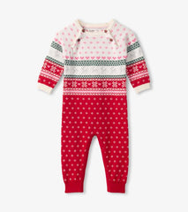 Baby &amp; Toddler Baby Deer Fairisle Sweater Onesie | Hatley Sweaters