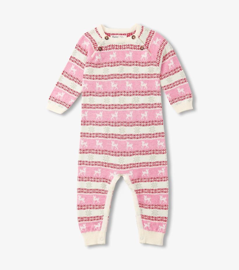Baby &amp; Toddler Baby Doe Fair Isle Sweater Romper | Hatley Rompers