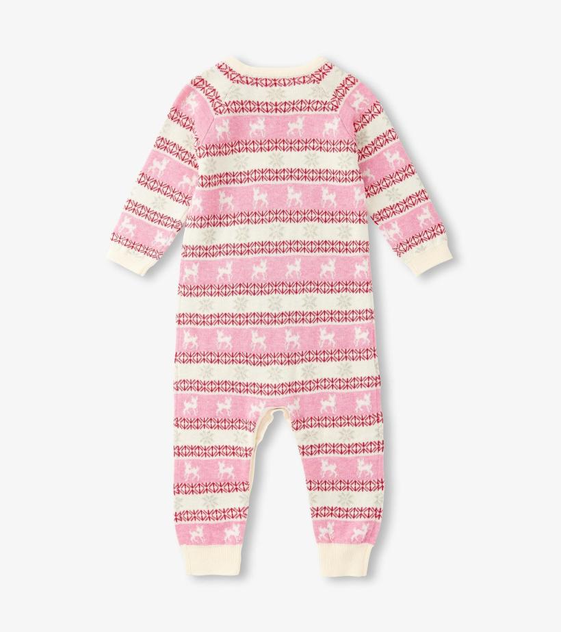 Baby &amp; Toddler Baby Doe Fair Isle Sweater Romper | Hatley Rompers