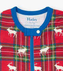 Baby &amp; Toddler Baby Elk Plaid Cotton Footed Sleeper | Hatley Sleepwear