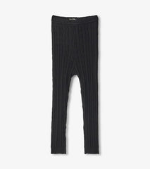 Baby &amp; Toddler Baby Girls Black Cable Knit Leggings | Hatley Bottoms