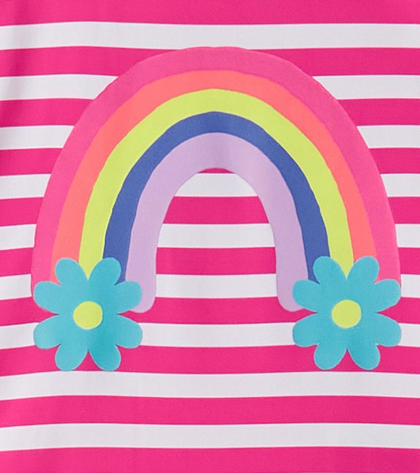 Baby &amp; Toddler Baby Girls Candy Stripes Rashguard Swimsuit | Hatley Swimwear