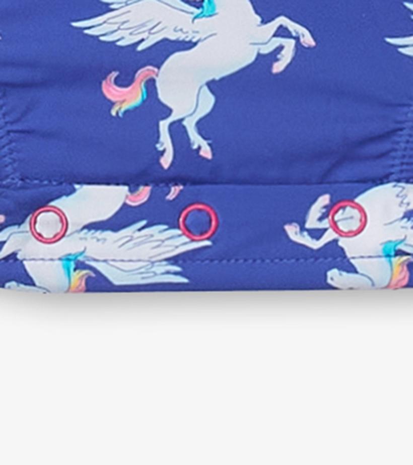 Baby &amp; Toddler Baby Girls Dazzling Unicorn Rashguard Swimsuit | Hatley Swimwear