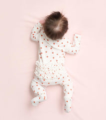 Baby &amp; Toddler Baby Girls Ditsy Strawberries Footed Sleeper | Hatley Sleepwear