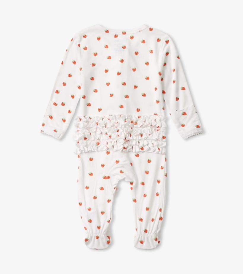 Baby &amp; Toddler Baby Girls Ditsy Strawberries Footed Sleeper | Hatley Sleepwear