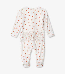 Baby &amp; Toddler Baby Girls Ditsy Strawberries Footed Sleeper | Hatley Sleepwear
