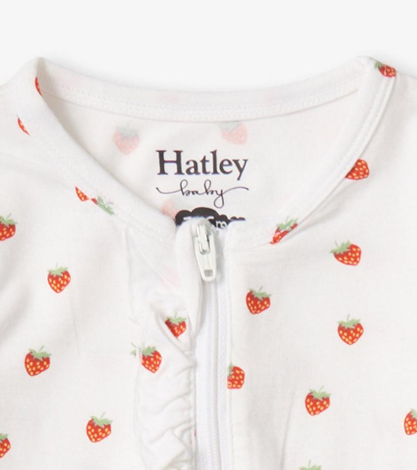Baby &amp; Toddler Baby Girls Ditsy Strawberries Footed Sleeper | Hatley Sleepwear