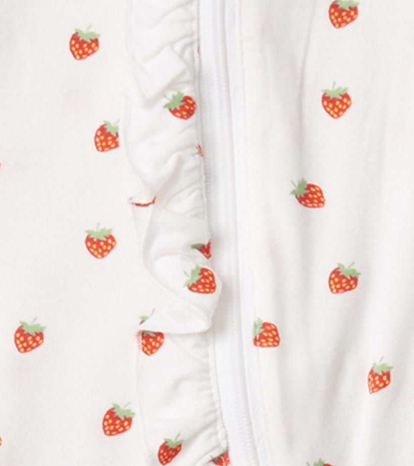 Baby &amp; Toddler Baby Girls Ditsy Strawberries Footed Sleeper | Hatley Sleepwear