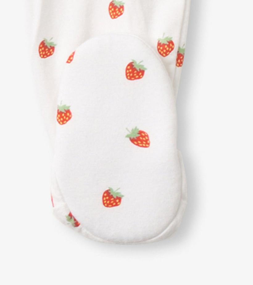 Baby &amp; Toddler Baby Girls Ditsy Strawberries Footed Sleeper | Hatley Sleepwear