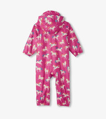 Baby &amp; Toddler Baby Girls Folksy Unicorns Rain Suit | Hatley Rainwear