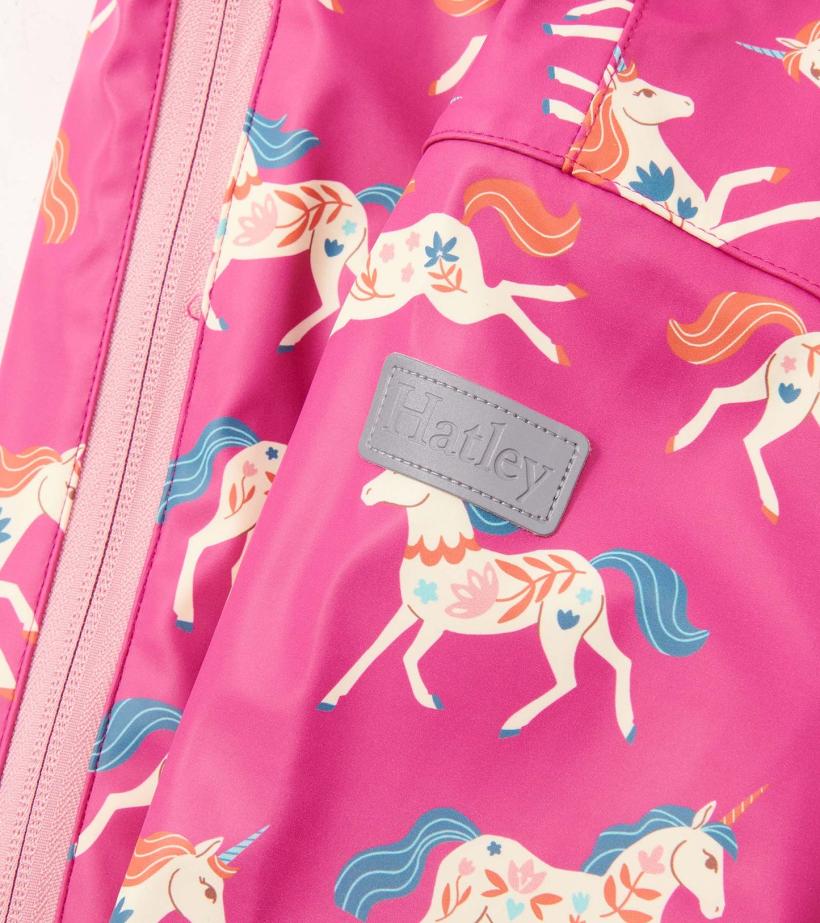 Baby &amp; Toddler Baby Girls Folksy Unicorns Rain Suit | Hatley Rainwear