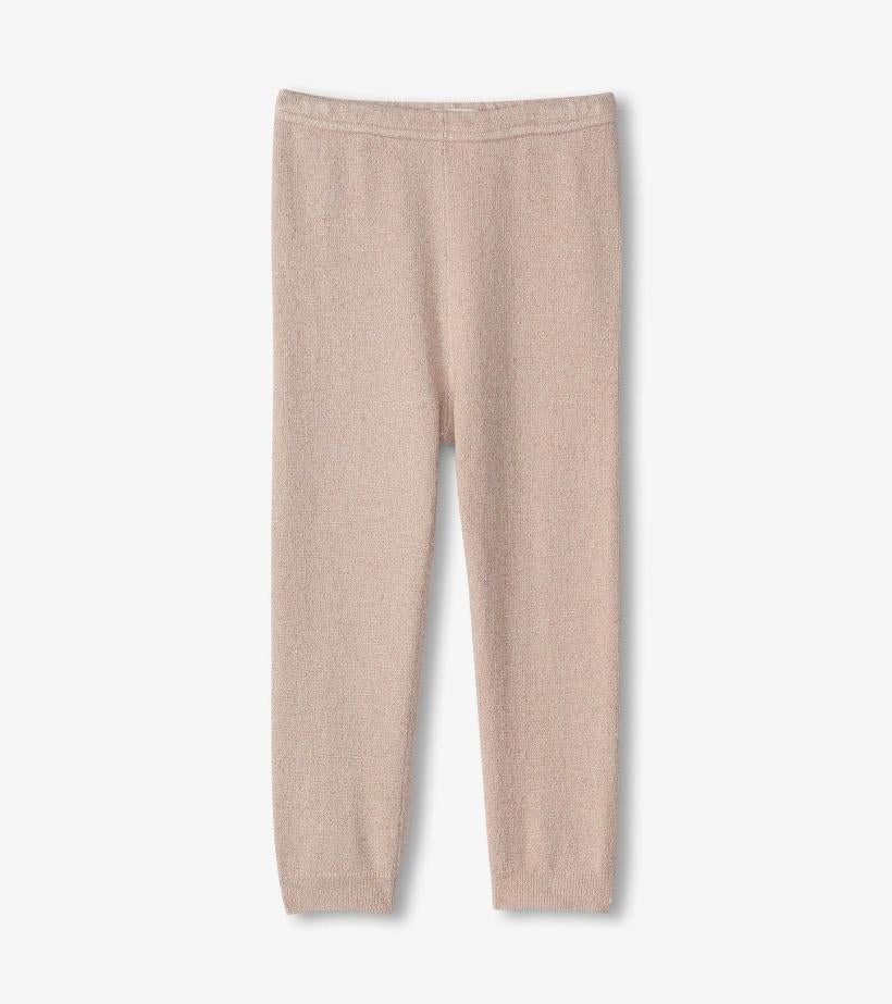 Baby &amp; Toddler Baby Girls Gold Glitter Cable Knit Leggings | Hatley Bottoms