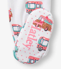 Baby &amp; Toddler Baby Girls Ice Cream Trucks Footed Sleeper | Hatley Sleepwear