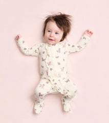 Baby &amp; Toddler Baby Girls Playful Puppies Footed Sleeper | Hatley Sleepwear