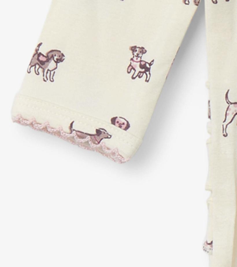 Baby &amp; Toddler Baby Girls Playful Puppies Footed Sleeper | Hatley Sleepwear