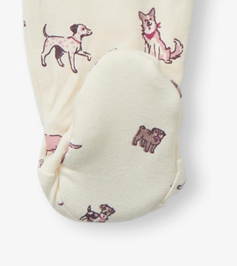 Baby &amp; Toddler Baby Girls Playful Puppies Footed Sleeper | Hatley Sleepwear