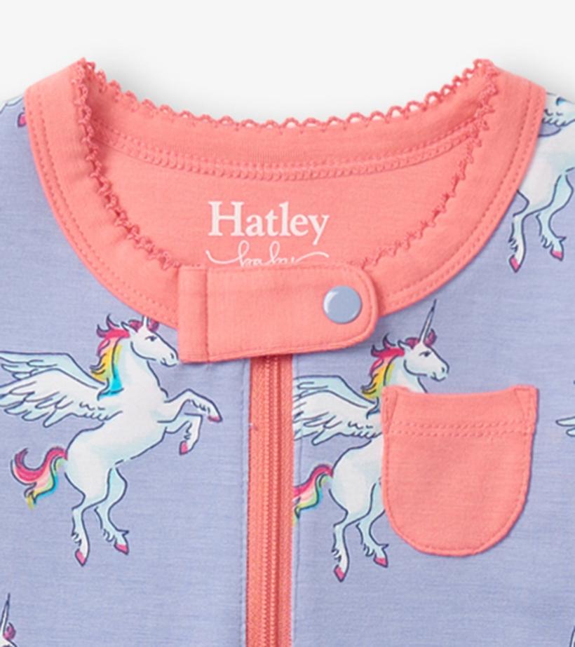 Baby &amp; Toddler Baby Girls Rainbow Unicorn Footed Sleeper | Hatley Sleepwear