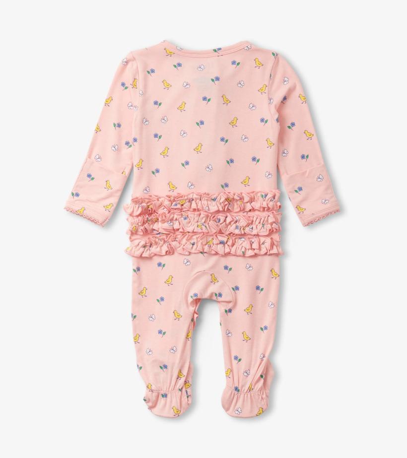 Baby &amp; Toddler Baby Girls Springtime Ruffle Footed Sleeper | Hatley Sleepwear