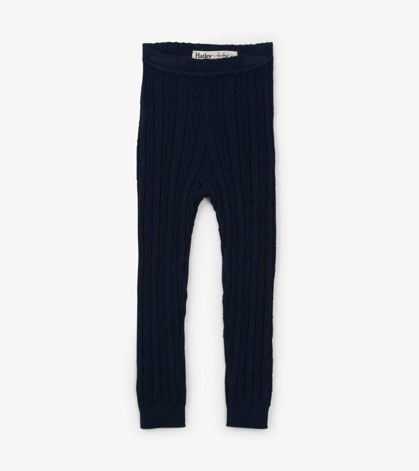 Baby &amp; Toddler Baby Navy Cable Knit Leggings | Hatley Bottoms