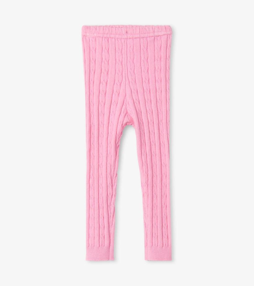 Baby &amp; Toddler Baby Pink Cable Knit Leggings | Hatley Bottoms