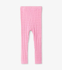 Baby &amp; Toddler Baby Pink Cable Knit Leggings | Hatley Bottoms
