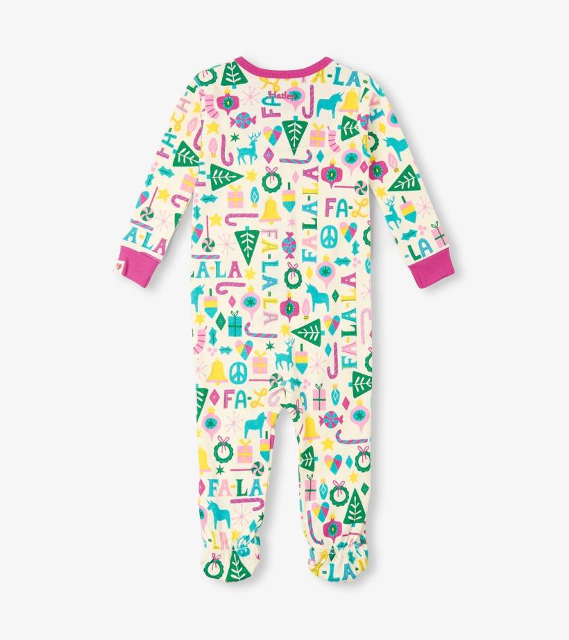 Baby &amp; Toddler Baby Pink Falala Cotton Footed Sleeper | Hatley Sleepwear