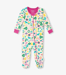 Baby &amp; Toddler Baby Pink Falala Cotton Footed Sleeper | Hatley Sleepwear